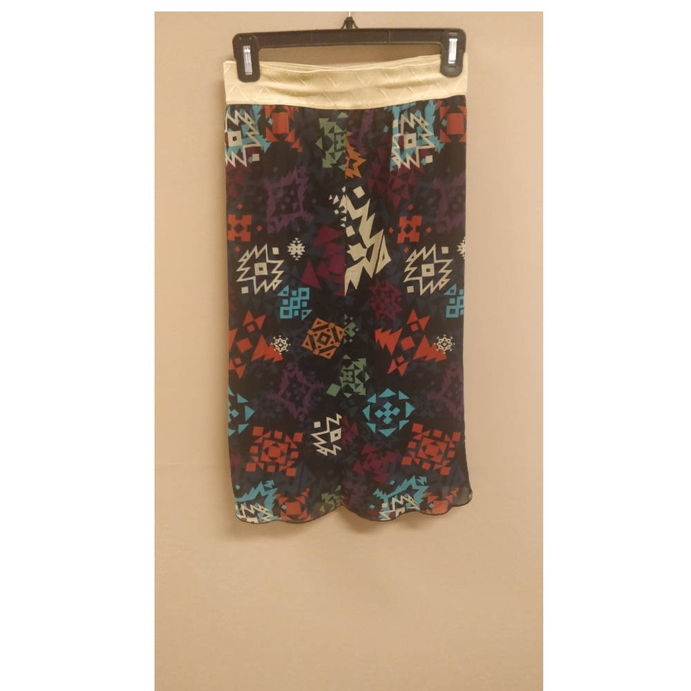 Lularoe Jill Skirt 2XL Geometric Pattern Womens